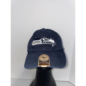SEATTLE SEAHAWKS blue Medium cap / hat -‎ 100% cotton - Forty seven